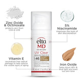 EltaMD UV Clear Tinted Broad-Spectrum SPF 46 —