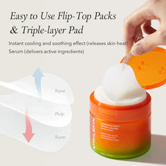 April Skin Carrotene IPMP Instant Calming Serum Pads