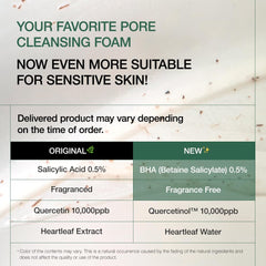 Anua Heartleaf Quercetinol Pore Deep Cleansing Foam