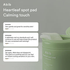 Abib Heartleaf Spot Pad Calming Touch 80 Pads