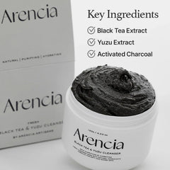 Arencia Black Tea Rice Mochi Cleanser