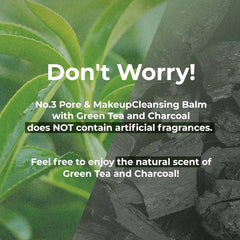 Numbuzin - No.3 Pore & Makeup Cleansing Balm With Green Tea And Charcoal