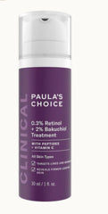 PAULAS CHOICE
0.3% Retinol + 2% Bakuchiol Treatment