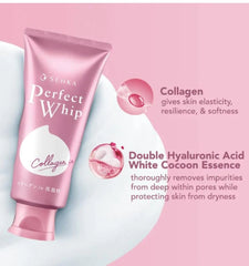 Shiseido - Senka Perfect Whip Collagen In Beauty Face Foam 120g ( Made in Japan)