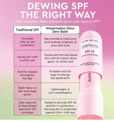 Glow Recipe Watermelon Glow Niacinamide Dew Balm Face Sunscreen Stick-SPF 45