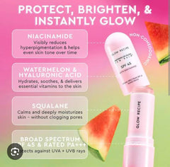Glow Recipe Watermelon Glow Niacinamide Dew Balm Face Sunscreen Stick-SPF 45