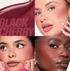 Huda Beauty Mini Baby Blush Duo Set - Strawberry Cream and Black Cherry