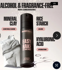 HUDA BEAUTY - Easy Bake Blurring Setting Spray with 16-Hour Wear - 100ML