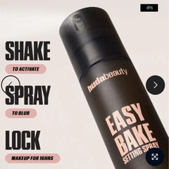 HUDA BEAUTY - Easy Bake Blurring Setting Spray with 16-Hour Wear - 100ML