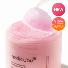Medicube PDRN Pink Collagen Toning Gel Toner Pad