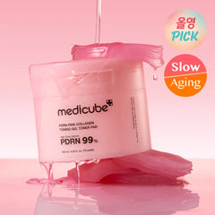Medicube PDRN Pink Collagen Toning Gel Toner Pad