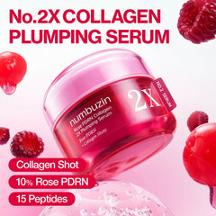 Numbuzin No.2 Rose PDRN Collagen 2X Plumping Serum 30ml