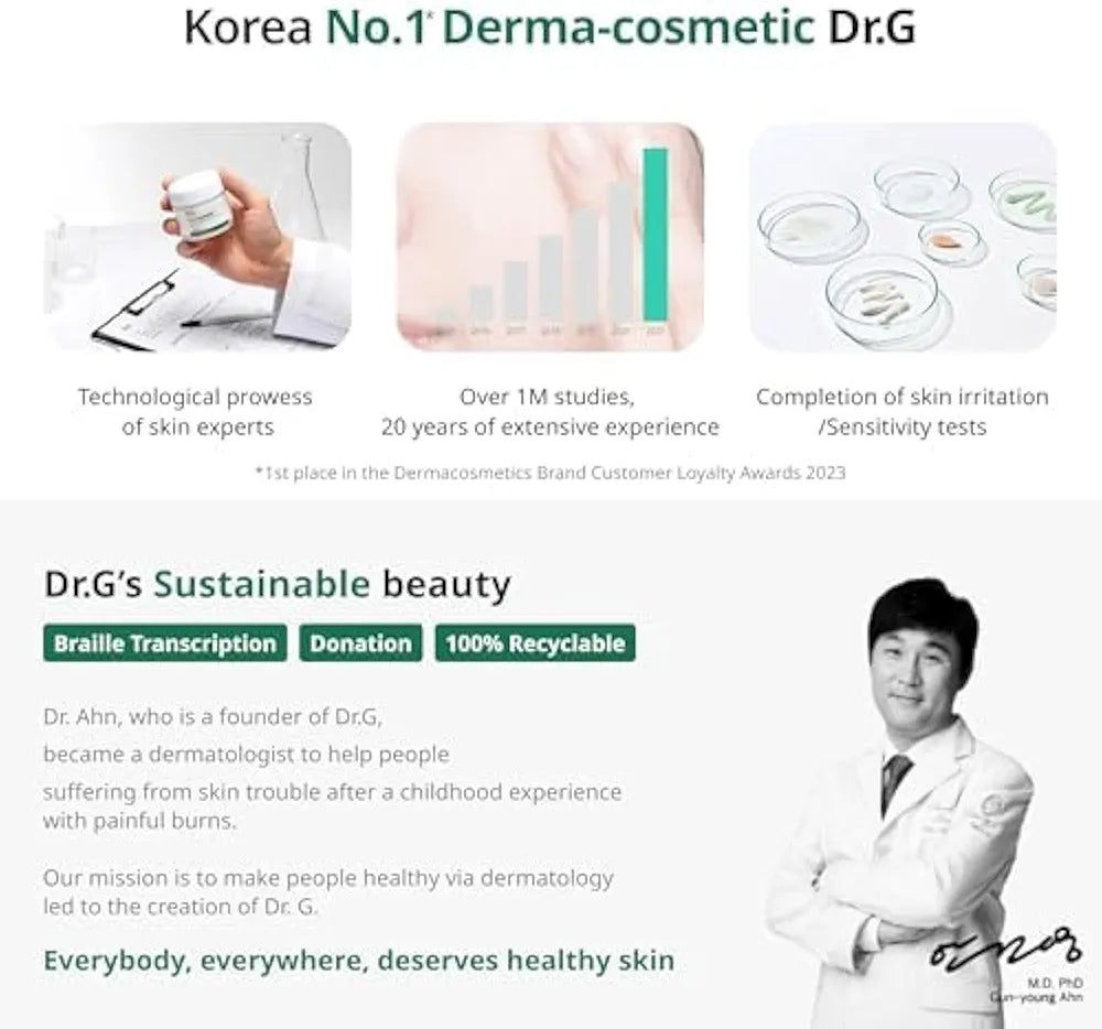 Dr.G NEW RED Blemish Clear Soothing Cream 70ml