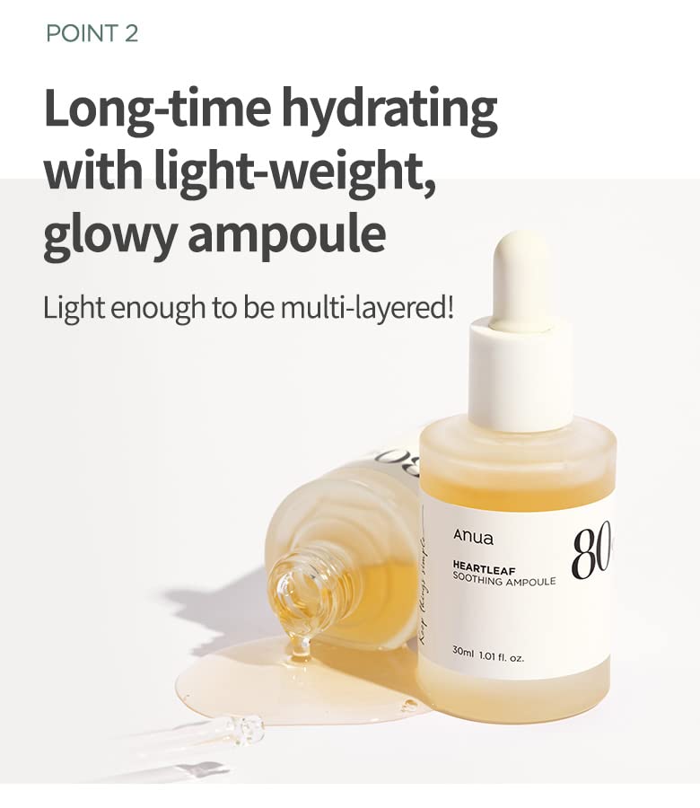 Anua Heartleaf 80% Soothing Ampoule