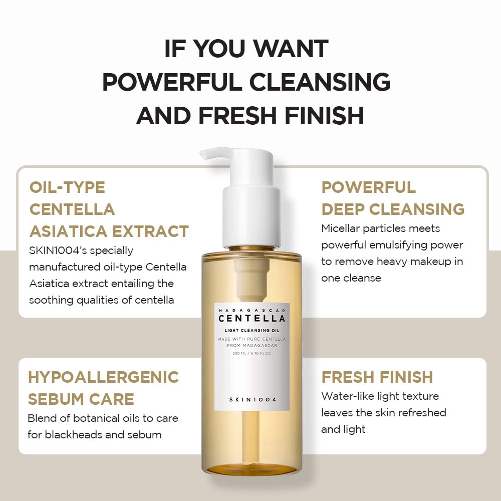 Skin 1004 Madagascar Centella Light Cleansing Oil 200ml