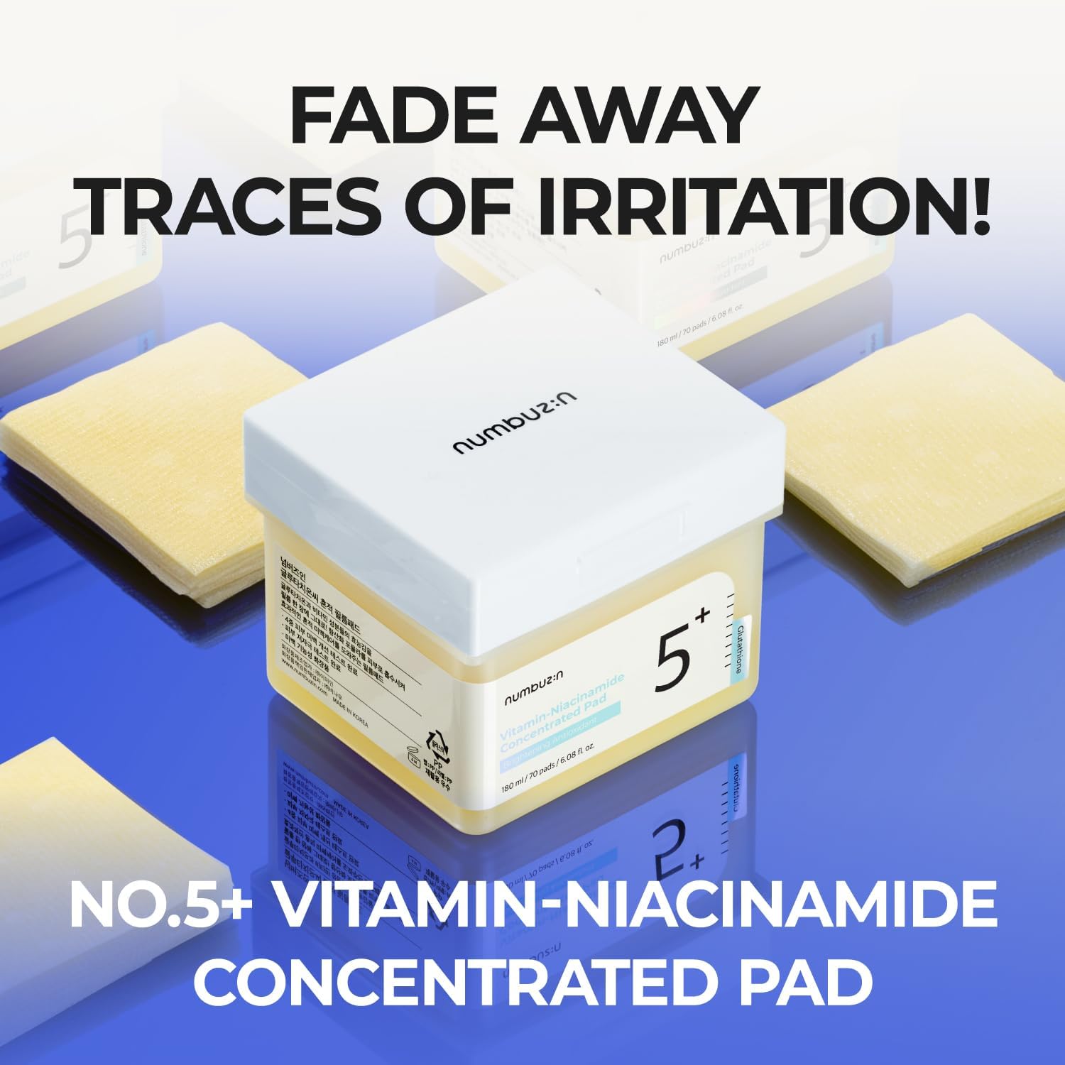 Numbuzin No.5 Vitamin Niacinamide Concentrated Toner Pad