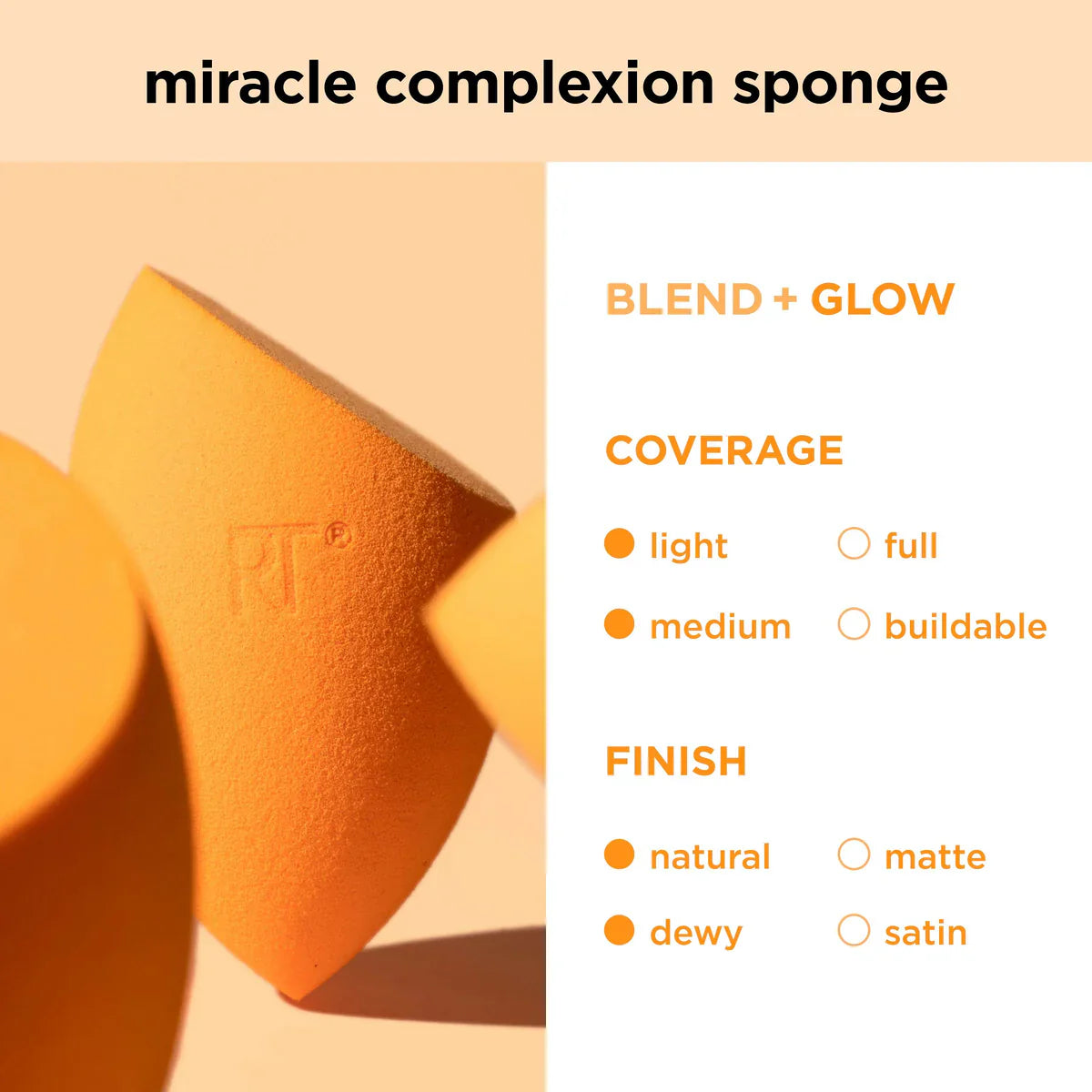 real techniques level up brush + sponge set