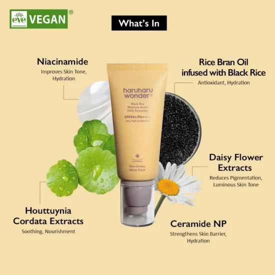 Haruharu Wonder – Black Rice Moisture Airfit Daily Sunscreen