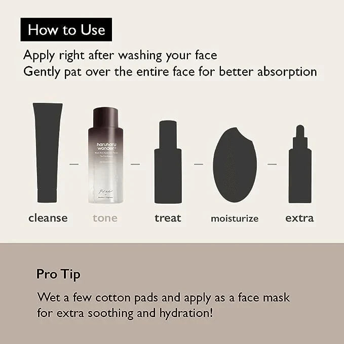 Haruharu Wonder – Black Rice Hyaluronic Toner ( fragrance free)