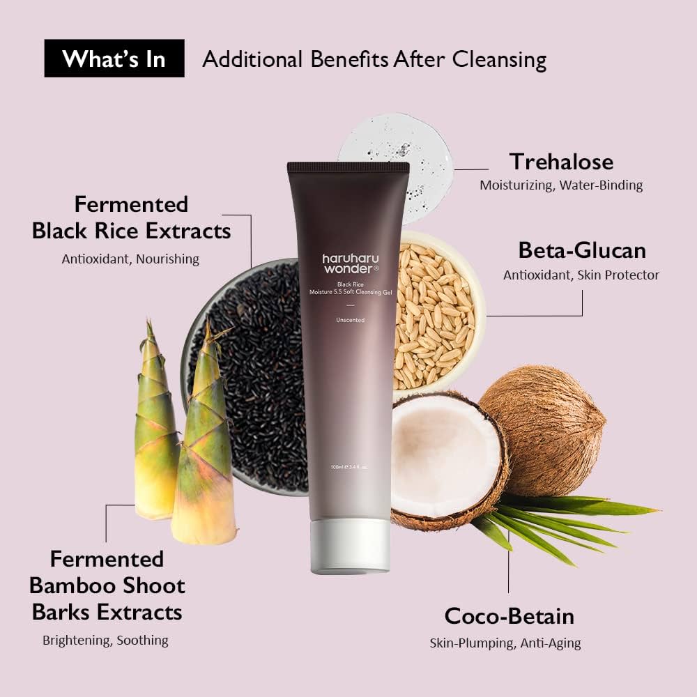 Haruharu Wonder – Black RiceTriple AHA Gentle Cleansing Gel