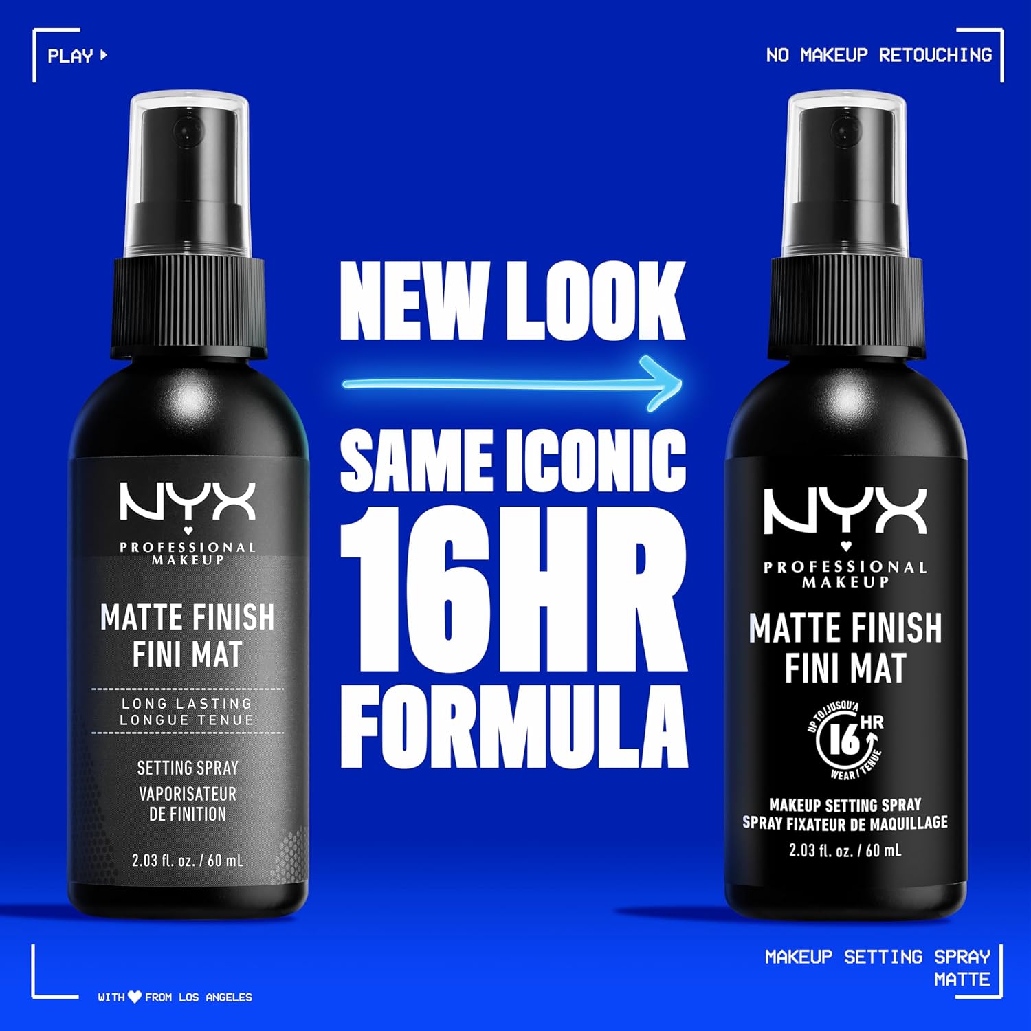 NYX Makeup Matte Finish Fini Mat Long Lasting Setting Spray