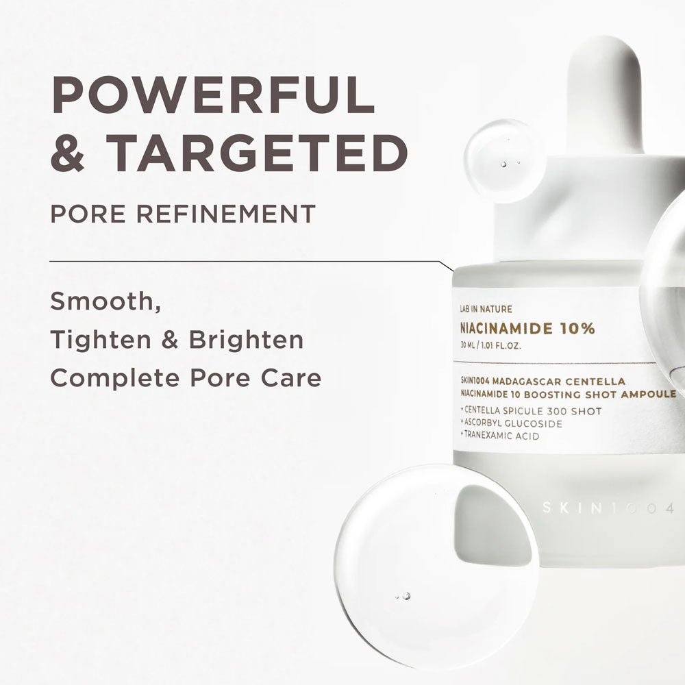 Skin 1004 Madagascar Centella Niacinamide 10 Boosting Shot Ampoule 30ml