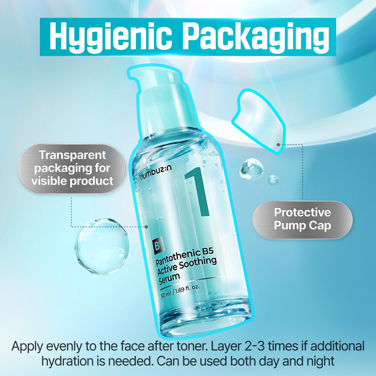 Numbuzin No.1 Pantothenic B5 Active Soothing Serum 50ml