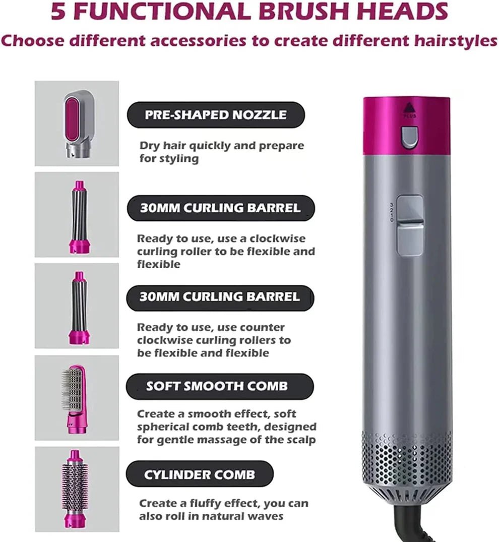 One Step Hot Air Brush 5 in 1
