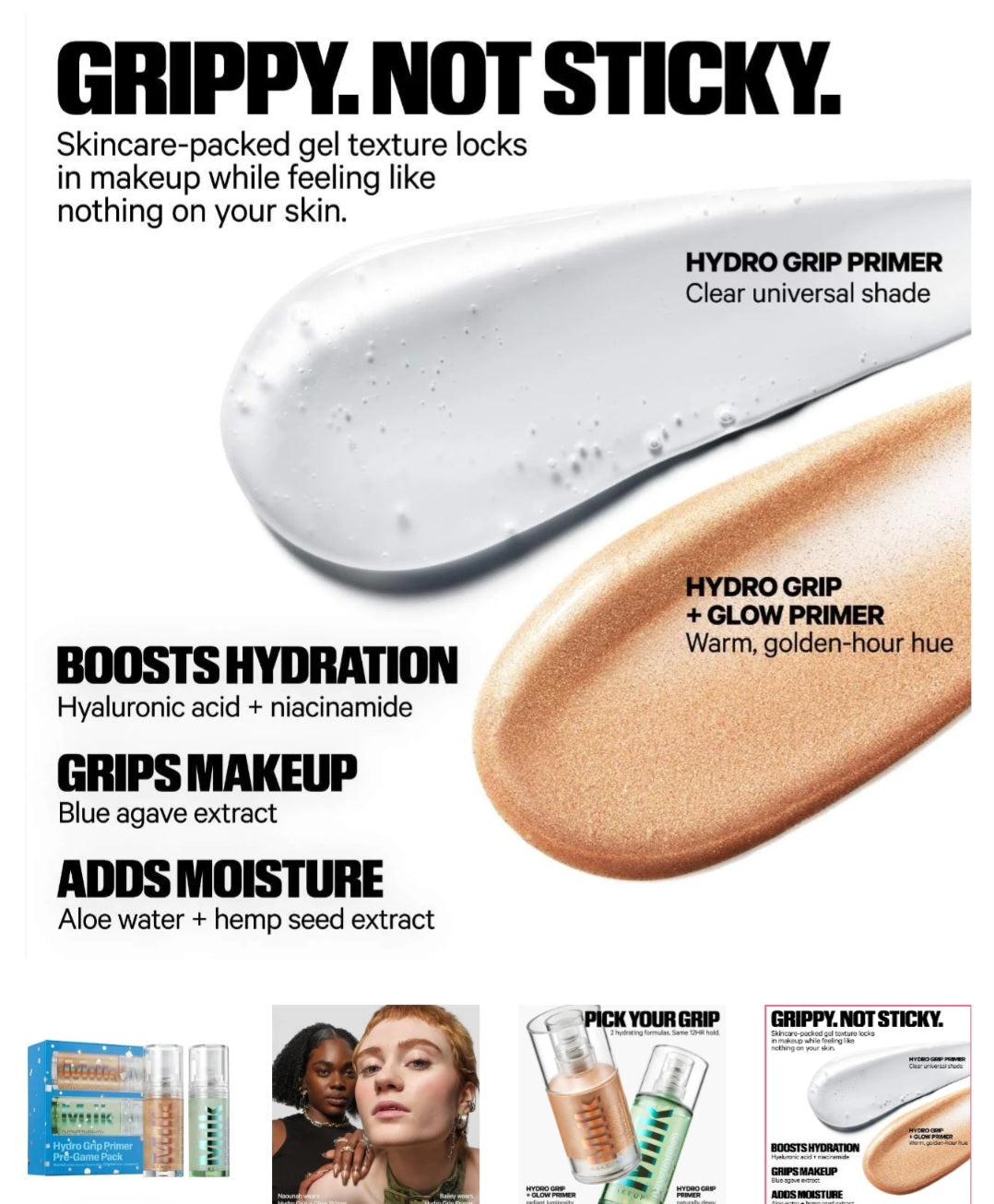 MILK MAKEUP – Mini Hydro Grip Primer Pre-Game Pack Set