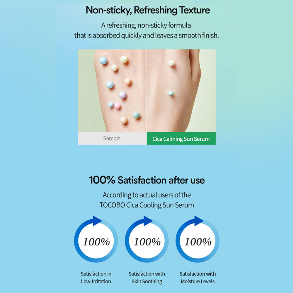 Tocobo Cica Calming Sun Serum SPF50+