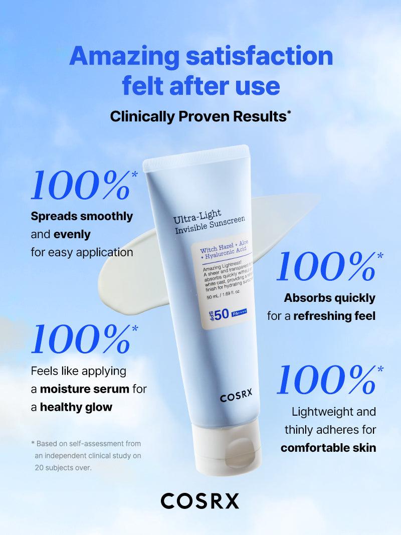 CosRx- Ultra-Light Invisible Sunscreen SPF50 PA++++