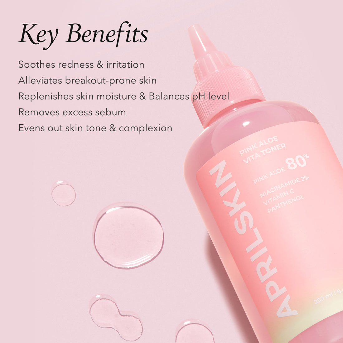 APRILSKIN Pink Aloe Vitamin C Brightening Toner