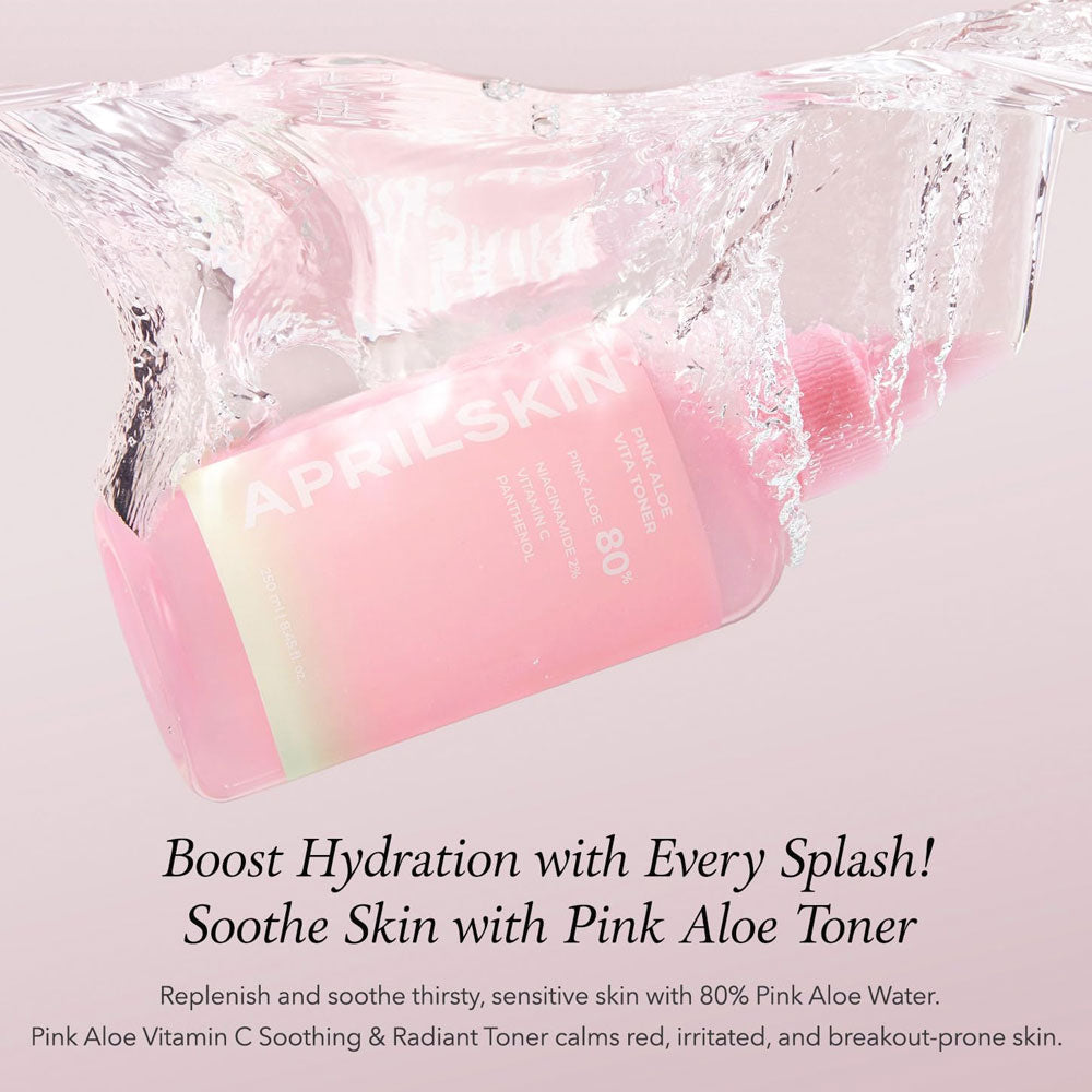 APRILSKIN Pink Aloe Vitamin C Brightening Toner